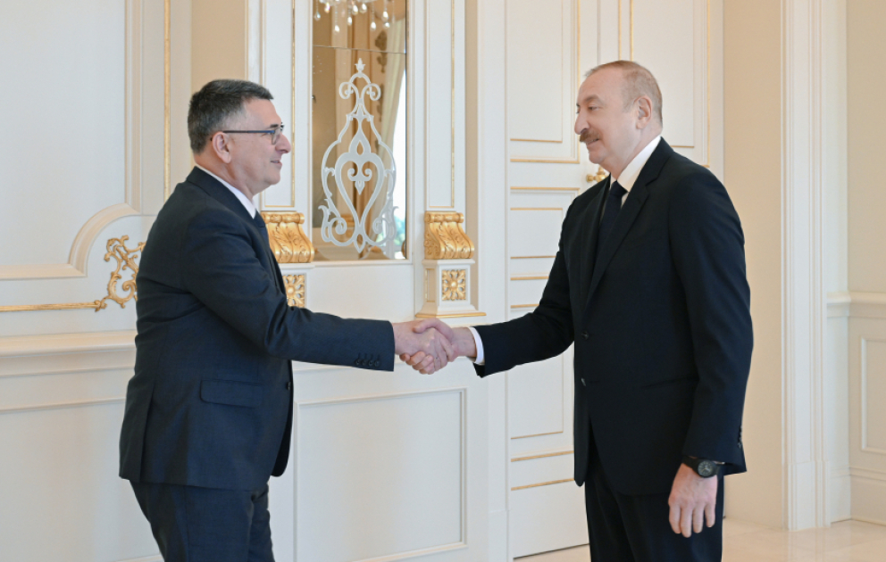 Le président azerbaïdjanais reçoit le chef de la diplomatie israélienne