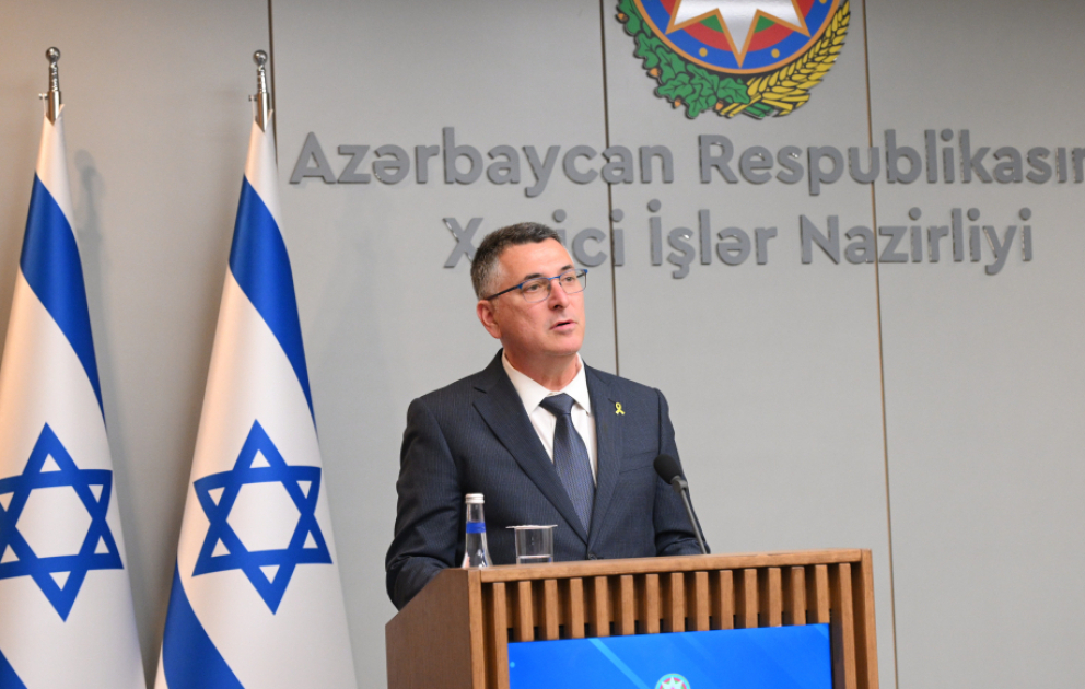 Gideon Saar: Yəhudilər Azərbaycanda həmişə sülh şəraitində yaşayıblar