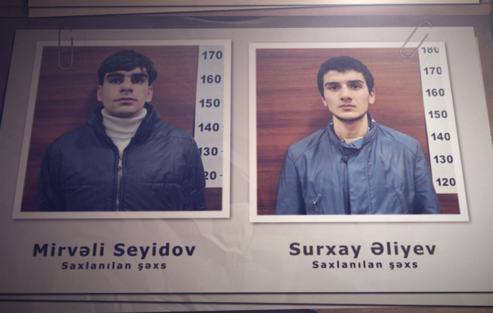 Xətai rayonunda soyğunçuluq edən iki nəfər saxlanılıb
