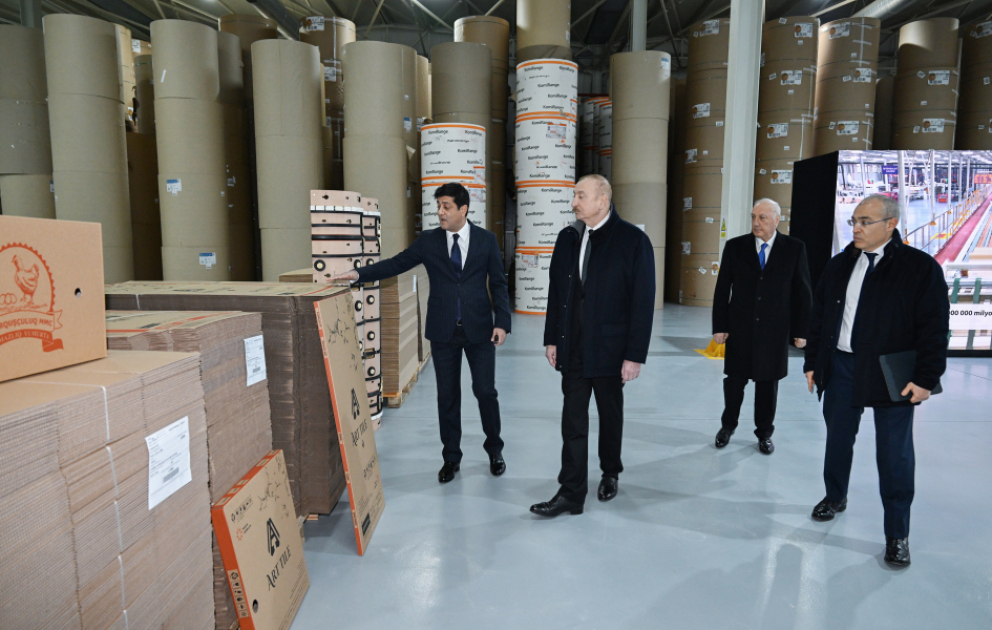 Une usine de production d'emballages en carton et en boîtes inaugurée dans le Parc industriel de Soumgaït