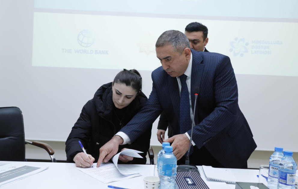 “Məşğulluğa dəstək layihəsi” iştirakçılarına və həssas qruplar üçün iş yerlərinin yaradılmasına daha bir dəstək