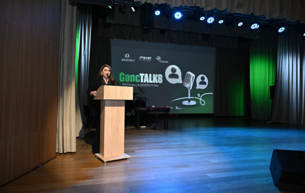 “GəncTALKS 2026: İlham verən hekayələr və sərhədsiz imkanlar” adlı tədbir keçirilib