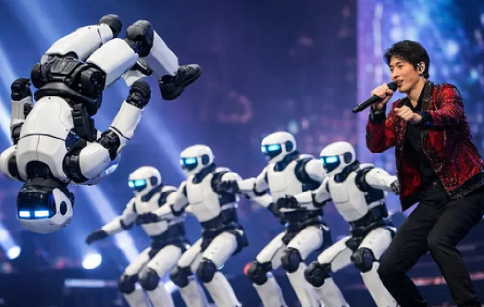 Çin humanoidləri səhnədə: Robotları bayramlara dəvət edirlər