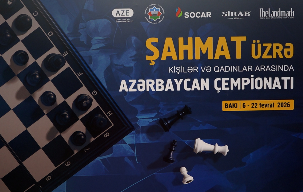 Şahmat üzrə Azərbaycan çempionatının açılış mərasimi keçirilib