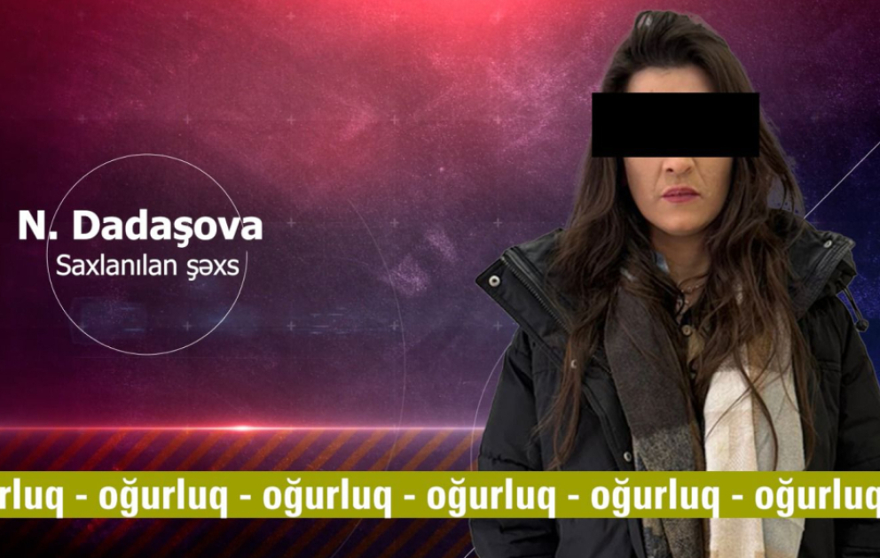 Zərgərlik mağazalarından oğurluq edən şəxs saxlanılıb
