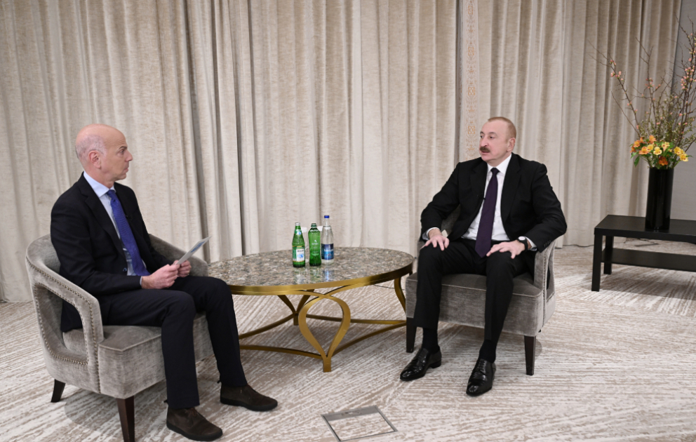 President Ilham Aliyev was interviewed by France 24 in Munich