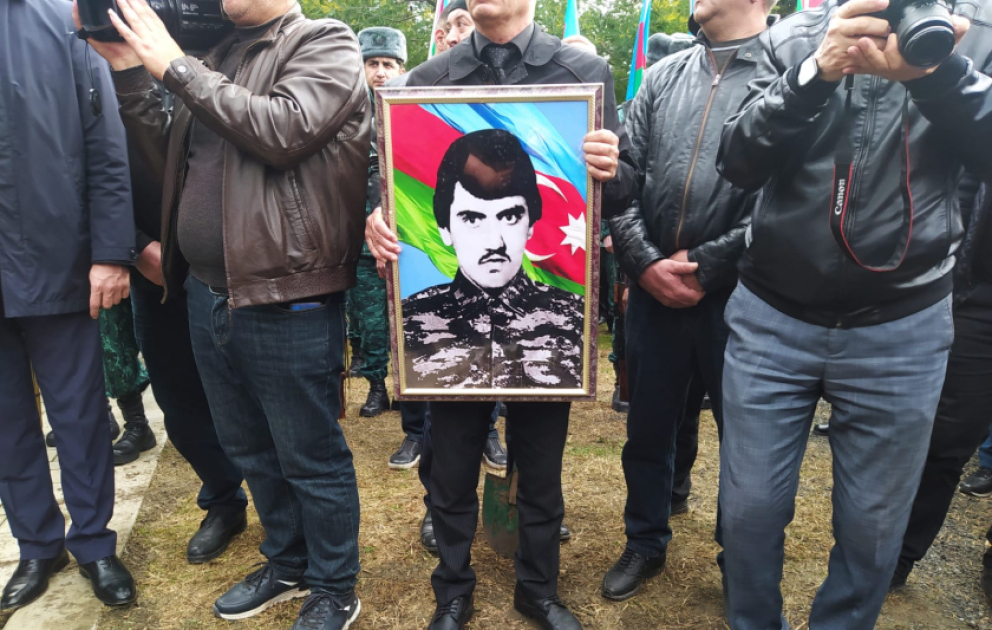 İtkin şəhid Cavanşir Həsənovun nəşi Balakəndə torpağa tapşırılıb