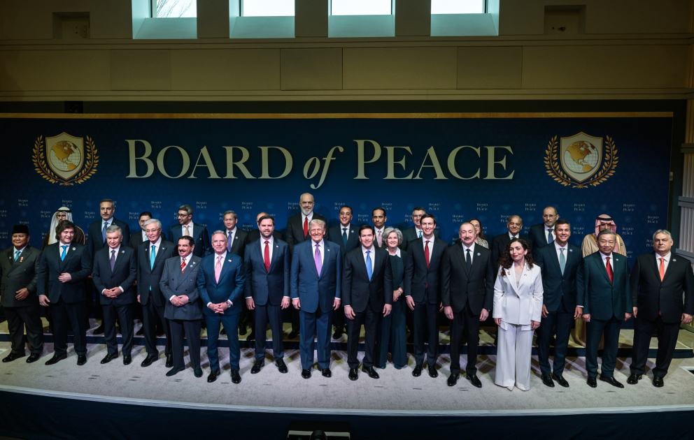 President Ilham Aliyev attended inaugural meeting of Board of Peace in Washington
