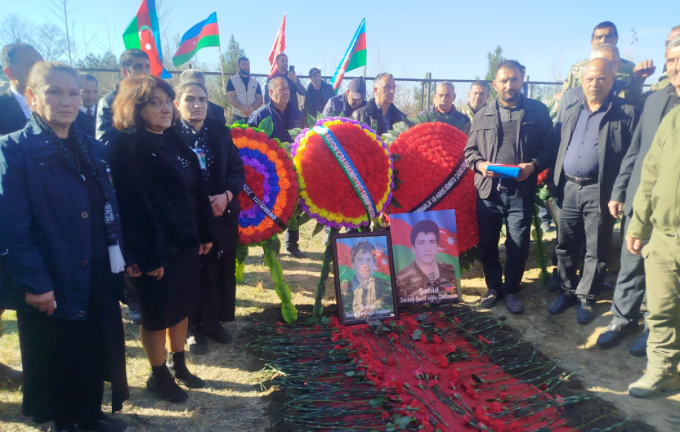Birinci Qarabağ müharibəsinin itkin şəhidi Dadaş Dadaşov Bərdədə torpağa tapşırılıb