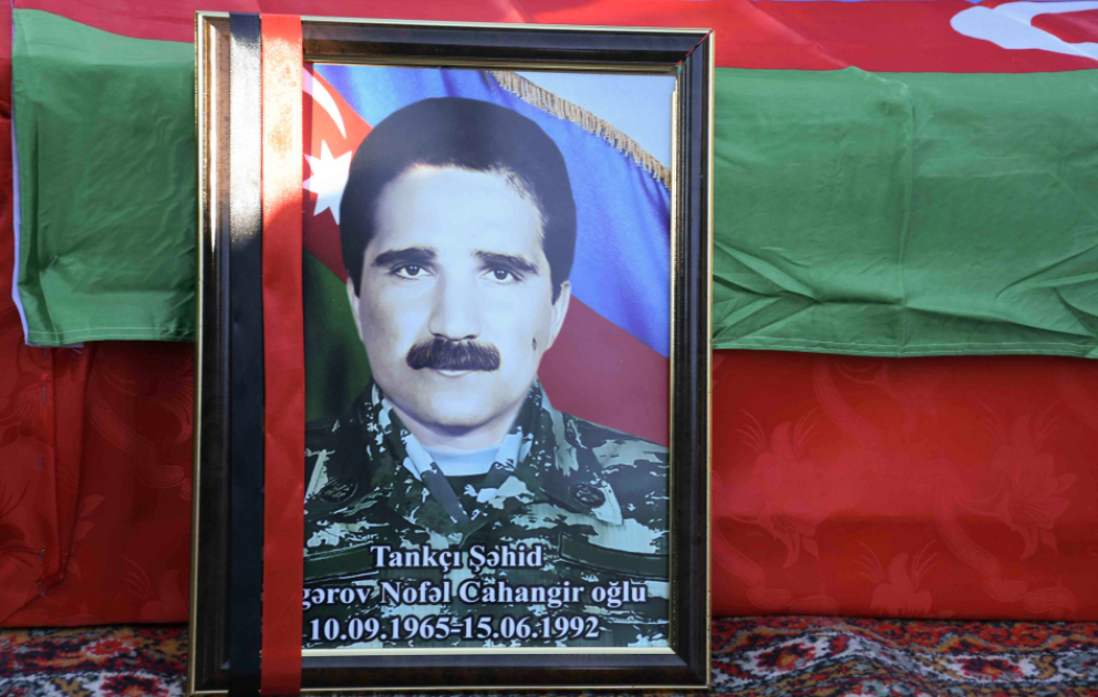 Birinci Qarabağ müharibəsinin şəhidi Gəncədə dəfn olunub