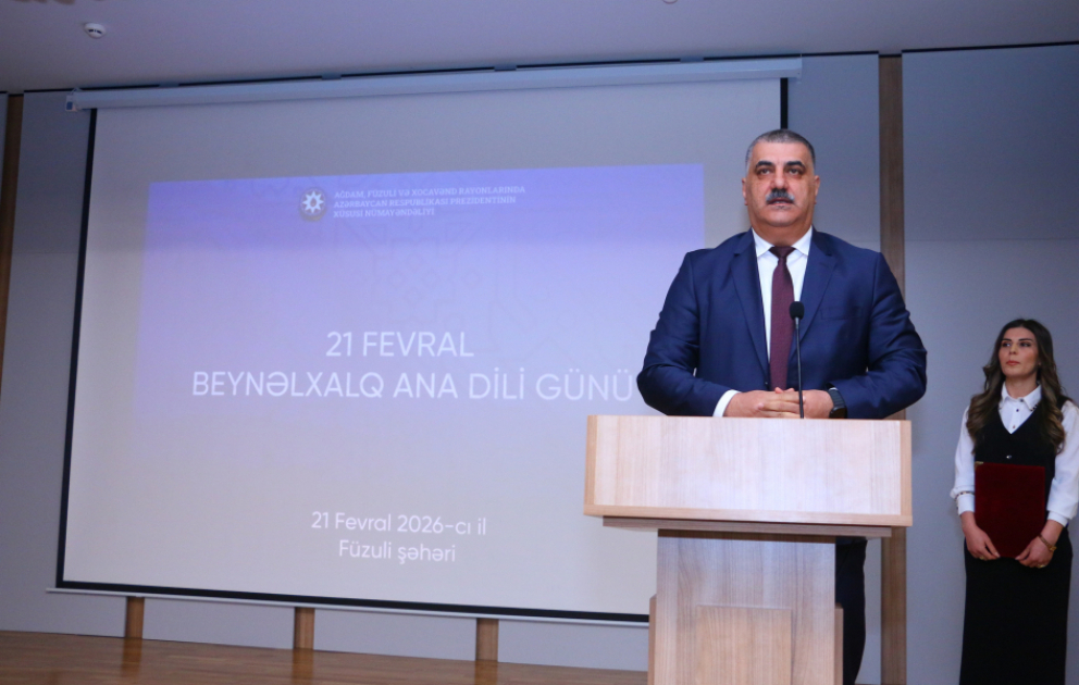 Füzulidə Beynəlxalq Ana Dili Gününə həsr olunan maarifləndirici tədbir keçirilib