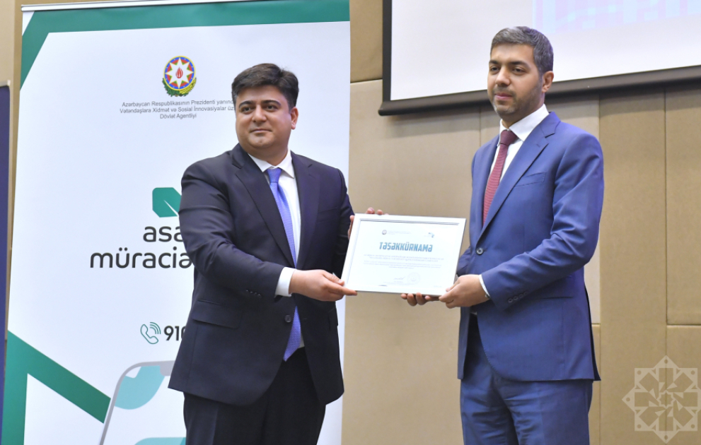 "ASAN müraciət” üzrə 2025-ci ilin yekunlarına əsasən seçilən qurumlar məlum olub