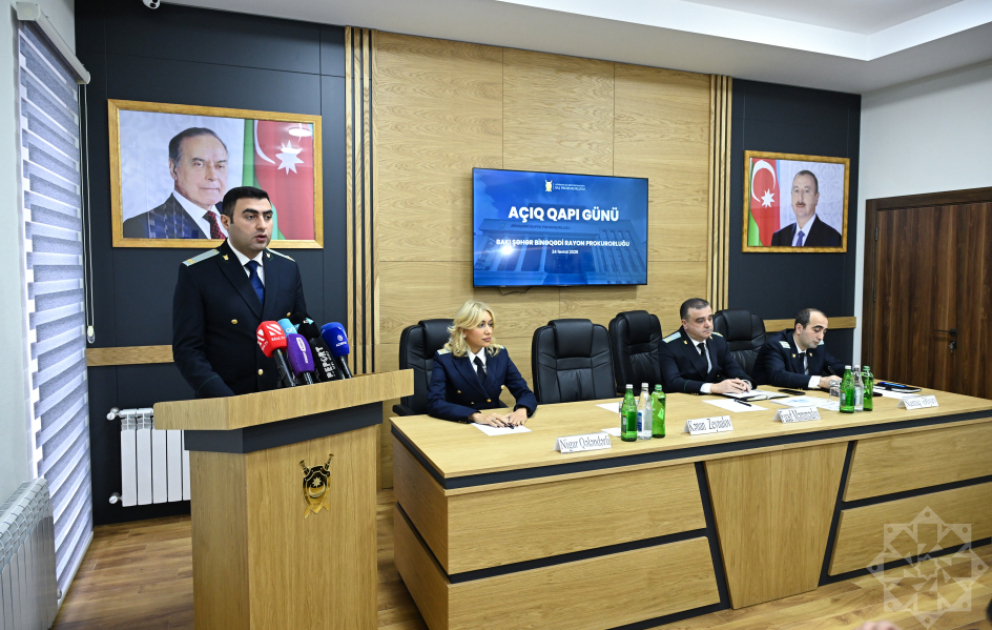 Binəqədi Rayon Prokurorluğunda “Açıq qapı” günü keçirilib
