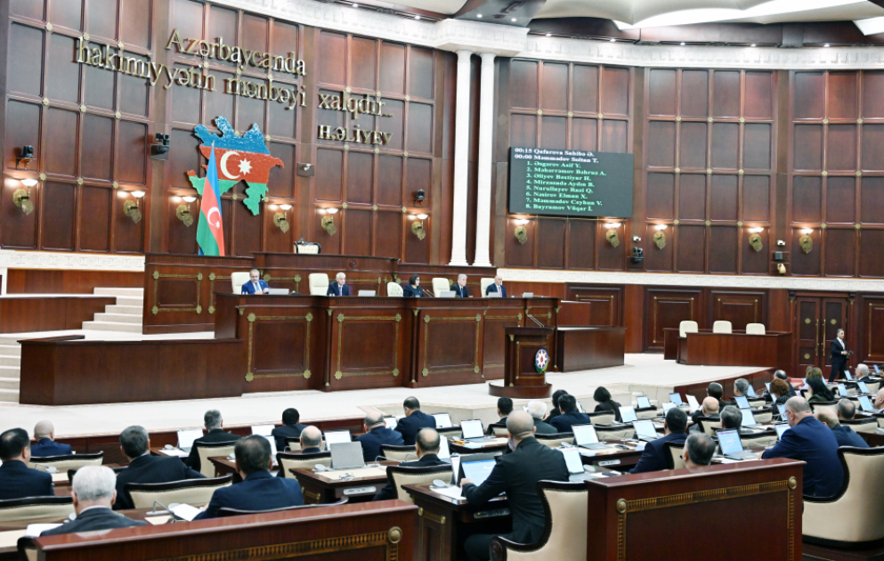 Milli Məclisin plenar iclasında bir sıra qanun layihələri qəbul edilib