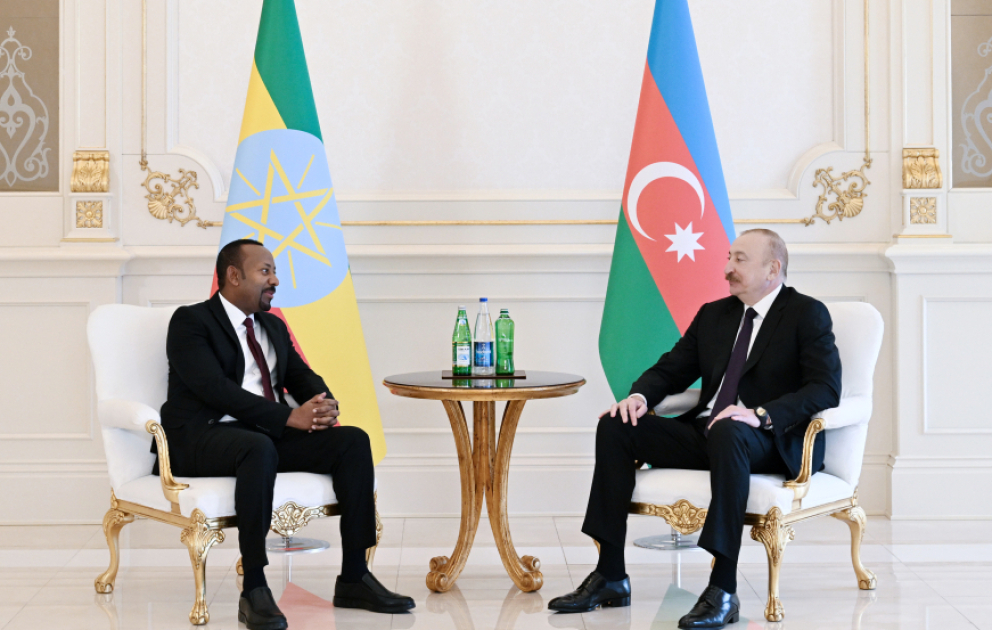 President Ilham Aliyev held one-on-one meeting with Prime Minister of Ethiopia