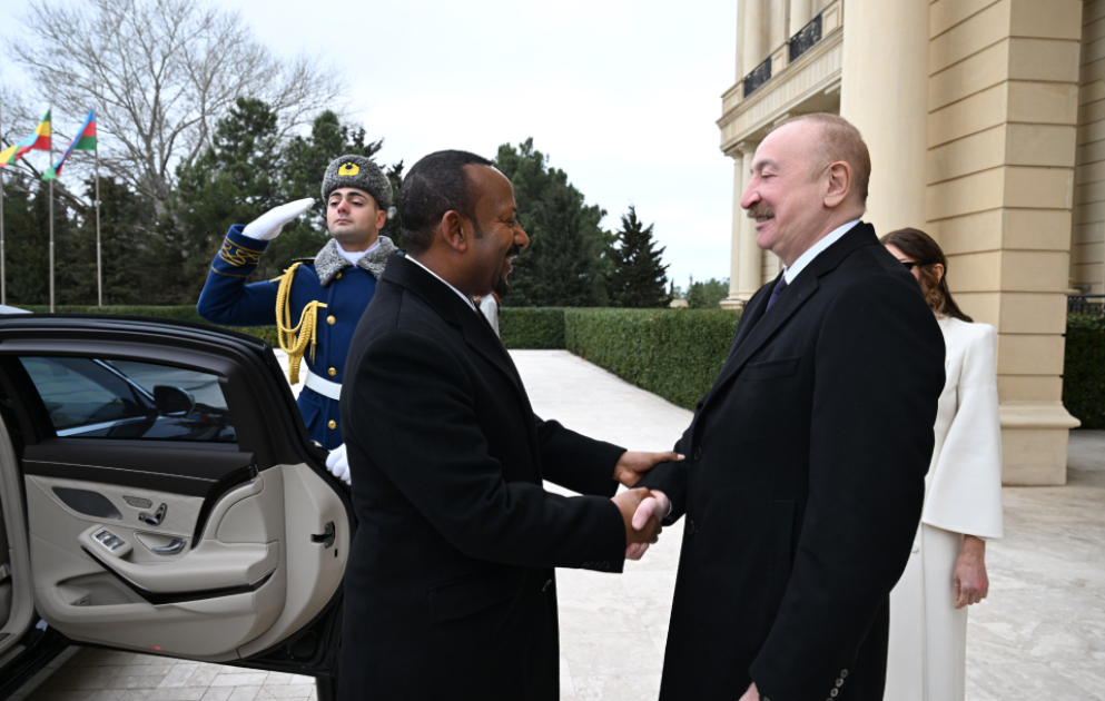 Cérémonie d’accueil officiel du Premier ministre éthiopien