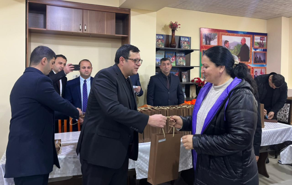 Xocavənd şəhərində 41 ailəyə evlərinin açarları təqdim olunub