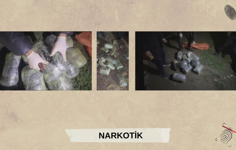 Qaradağda 66 kiloqram narkotik vasitə qanunsuz dövriyyədən çıxarılıb