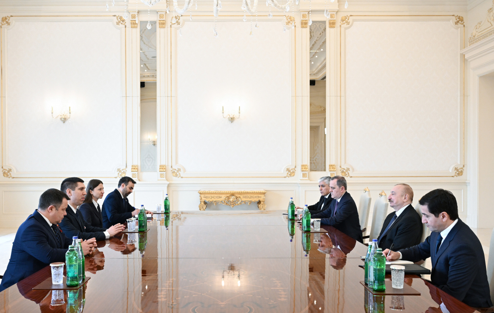 President Ilham Aliyev received Deputy Prime Minister of Moldova