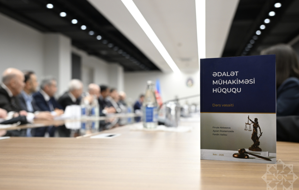 "Ədalət mühakiməsi hüququ" adlı dərs vəsaiti təqdim edilib