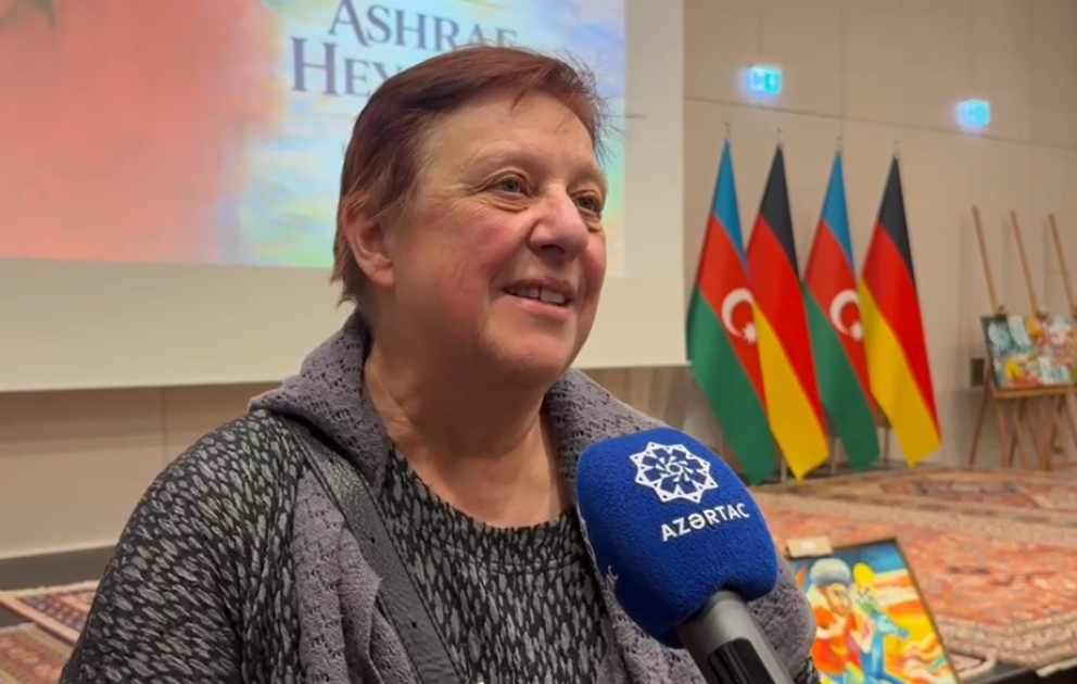 Andrea Şröter: Azərbaycan incəsənətindəki bənzərsizlik və saflıq məni heyran edir