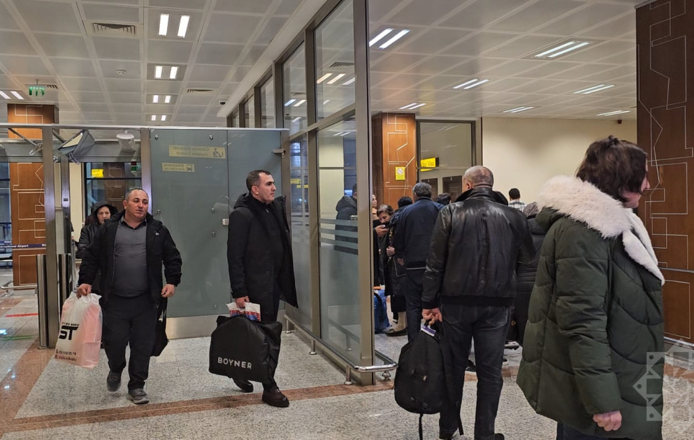 Bakı-Naxçıvan aviareysi üzrə təyyarə Naxçıvan Beynəlxalq Hava Limanına eniş edib