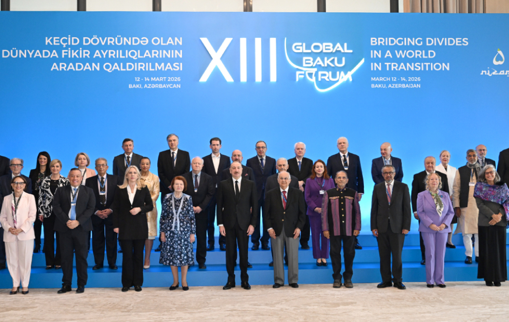 Le 13ème Forum global de Bakou placé sous le thème « Surmonter les divergences dans un monde en transition » entame ses travaux
Le président Ilham Aliyev prononce une allocution lors de la cérémonie d’ouverture du Forum