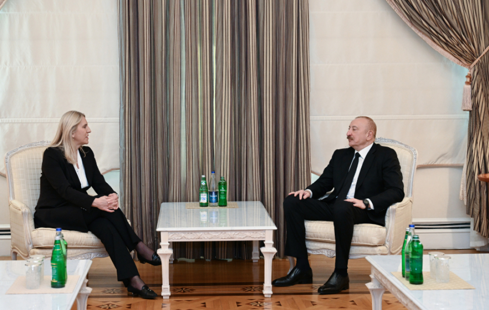 Prezident İlham Əliyev Bosniya və Herseqovina Rəyasət Heyətinin üzvü ilə görüşüb