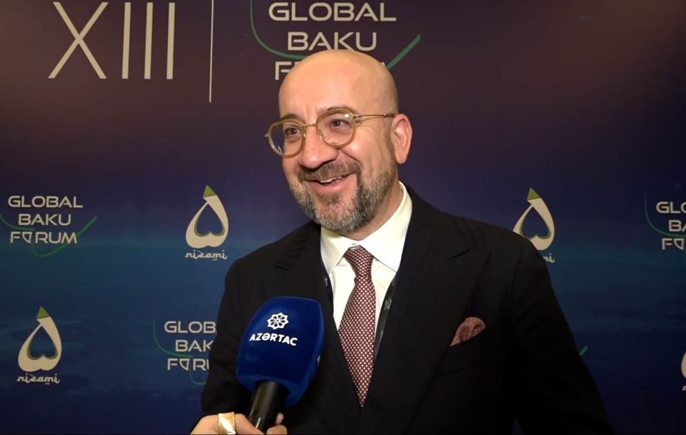 Şarl Mişel: Bakı qlobal dialoq və əməkdaşlıq üçün mühüm platformaya çevrilib