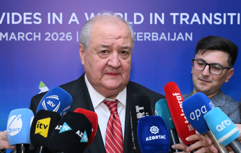 Əbdüləziz Kamilov: Özbəkistan və Azərbaycan yeni geoiqtisadi məkan formalaşdırır