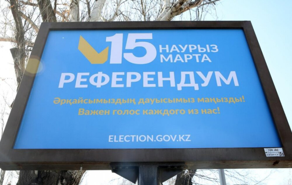 Qazaxıstanda yeni Konstitusiya üzrə referendum keçirilir
