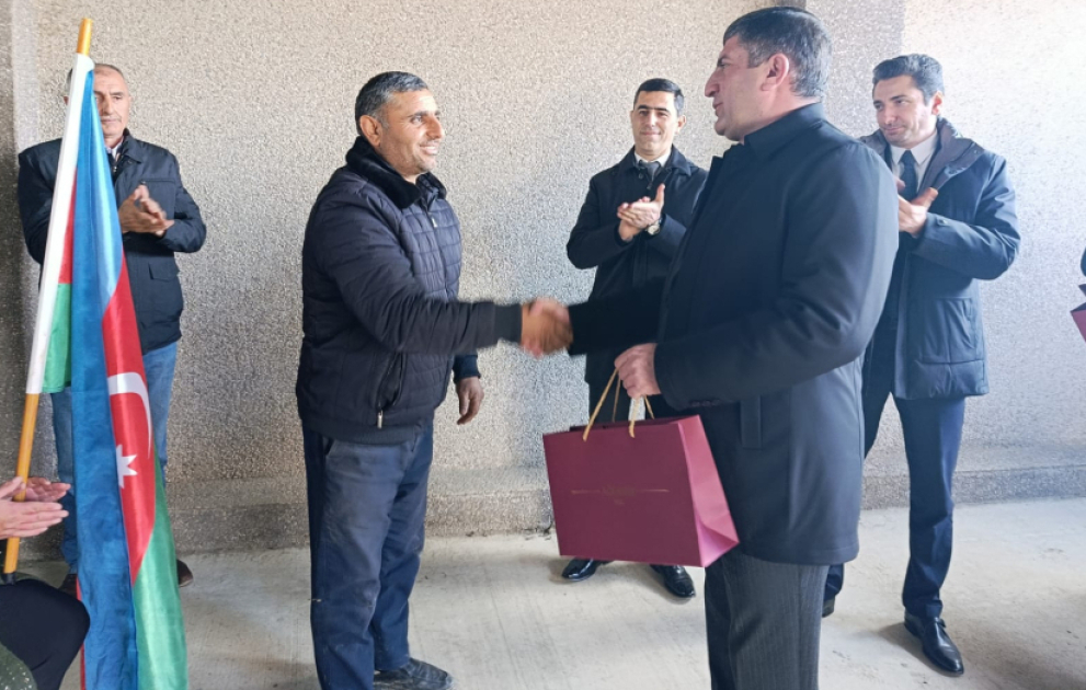 41 families relocated to Aghdara district get house keys