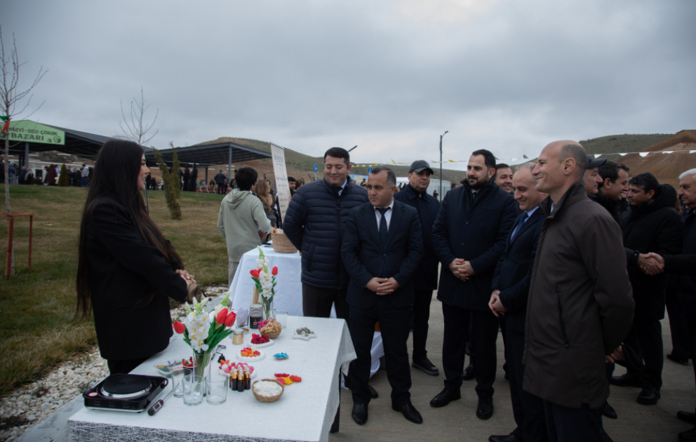 В Хоровлу зажжен новрузовский костер