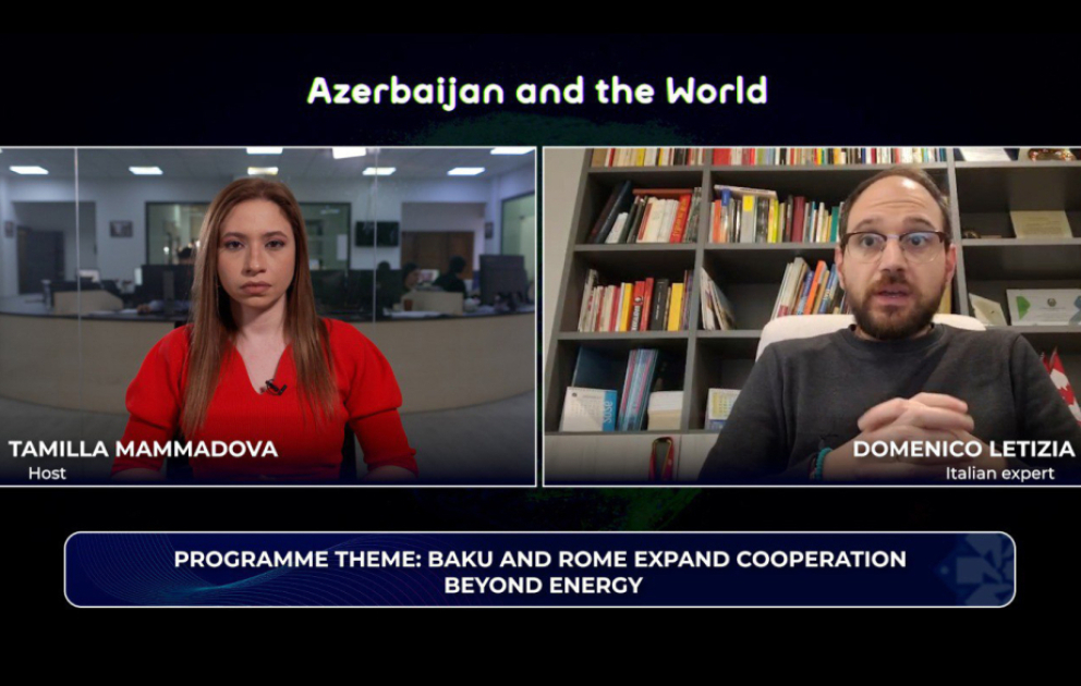 "Azerbaijan and the World": Baku and Rome expand cooperation beyond energy