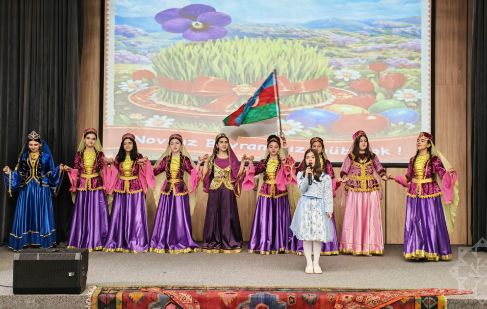 Şuşa şəhər 1 nömrəli tam orta məktəbdə Novruz şənliyi