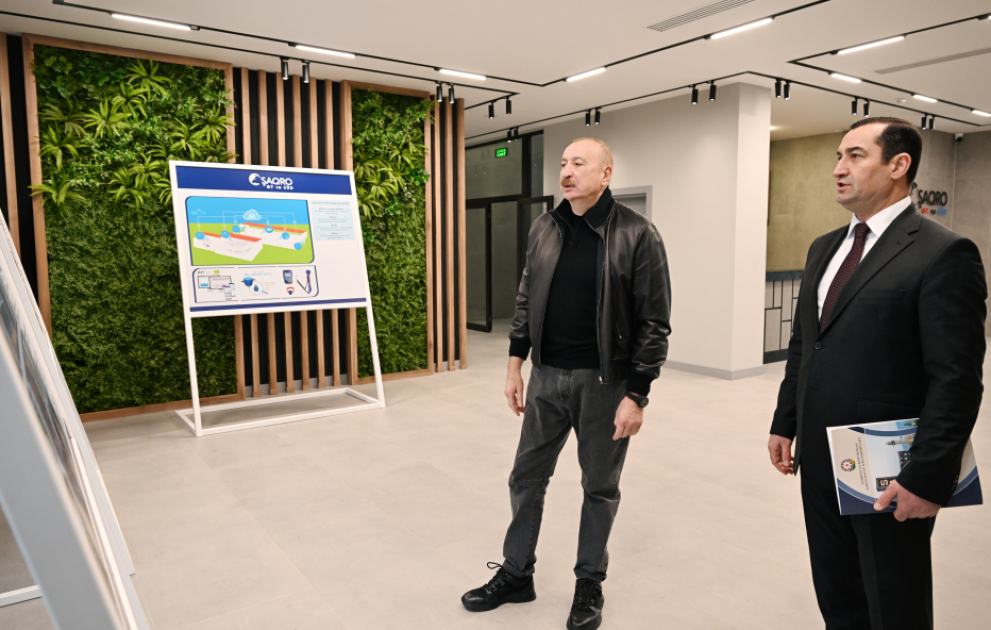 Le président de la République participe à l’inauguration du complexe d’élevage « Chirvan Agro » à Chamakhy