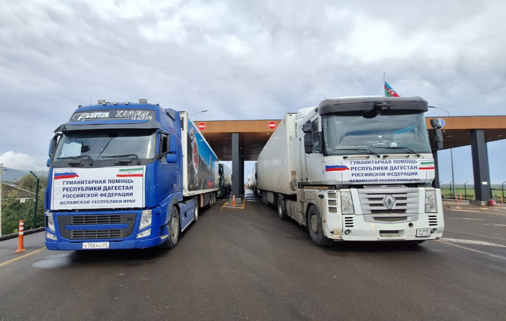 Another shipment of Russian humanitarian aid for Iran crosses the border