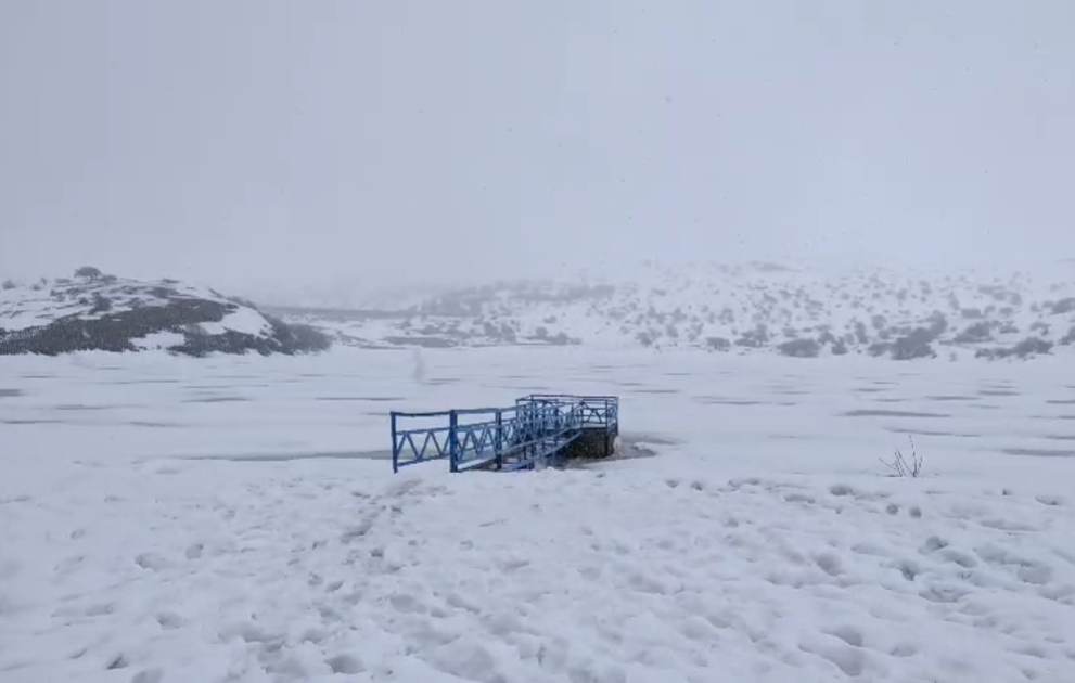 Naxçıvanın dağlıq ərazilərinə qar yağır