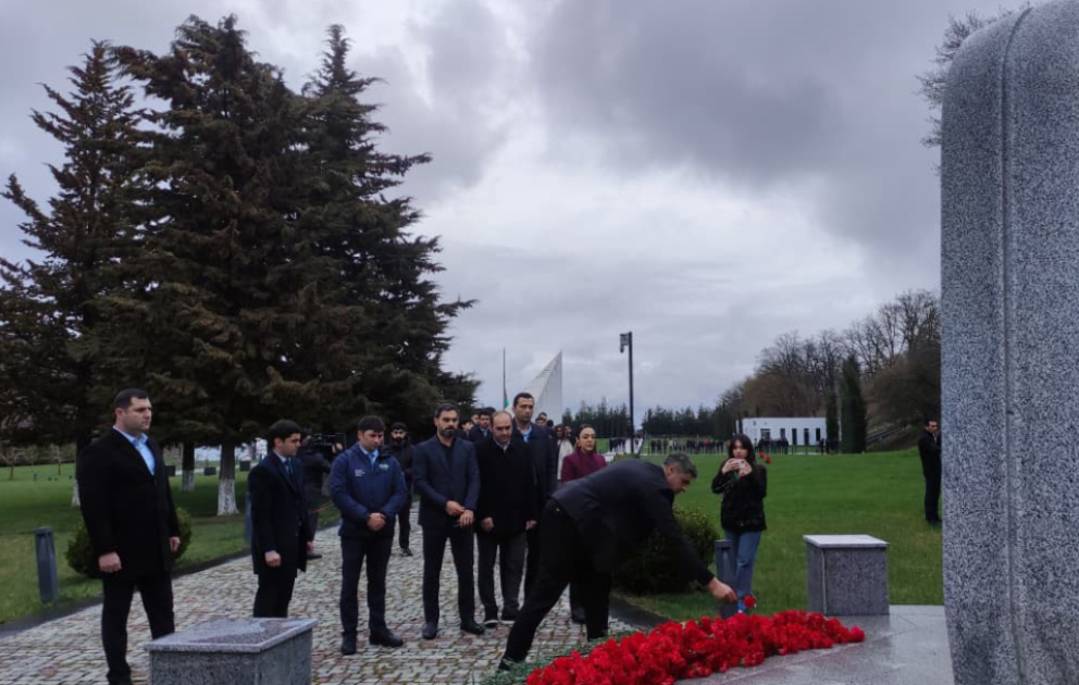 Quba Soyqırımı Memorial Kompleksi ziyarət olunur