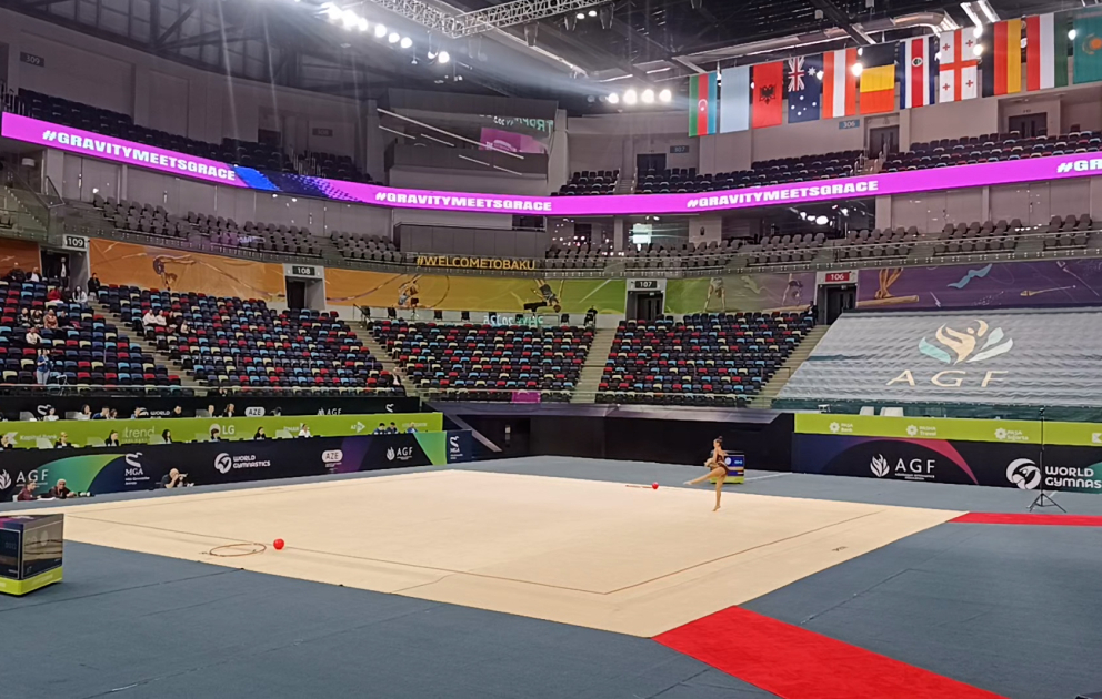 Bakıda bədii gimnastika üzrə beynəlxalq turnir start götürüb