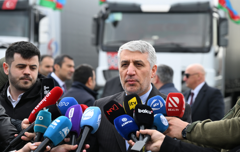 Səfir: Humanitar yardım karvanı əslində Azərbaycanın həmrəyliyini və mənəvi dəstəyini İrana çatdırır