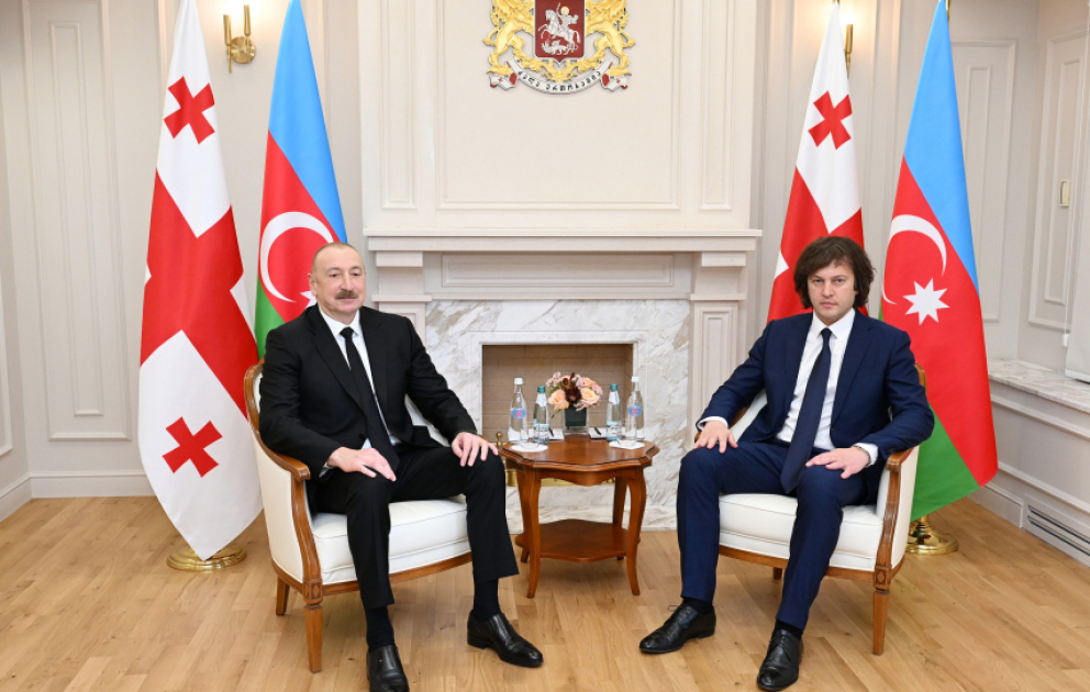 President Ilham Aliyev held one-on-one meeting with Georgian Prime Minister Irakli Kobakhidze