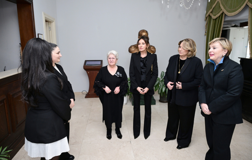 First Lady Mehriban Aliyeva visited Museum of Azerbaijani Culture named after Mirza Fatali Akhundzade in Tbilisi