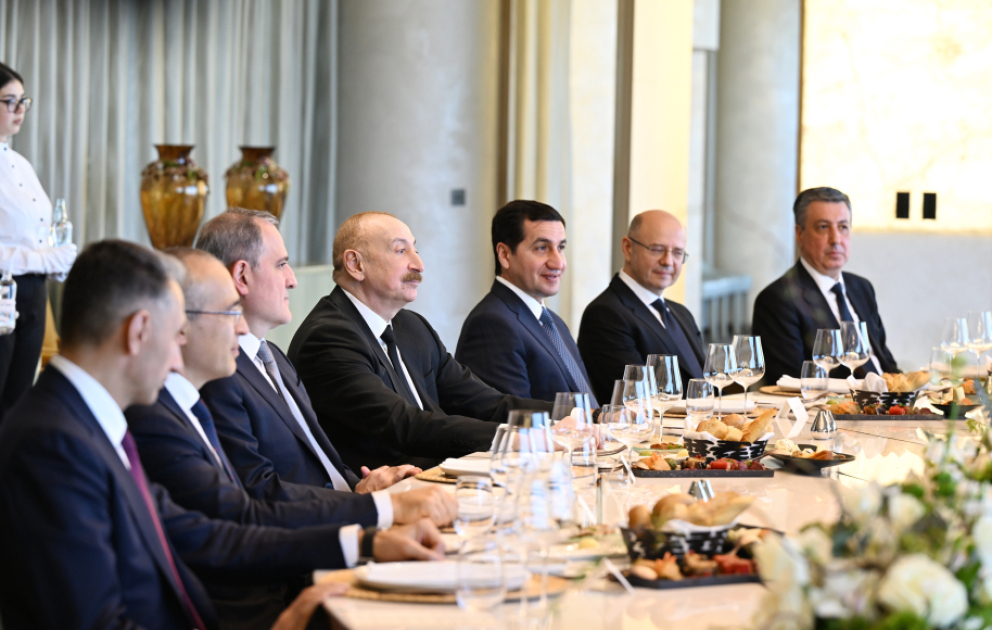 Luncheon held in honor of the President of the Republic of Azerbaijan