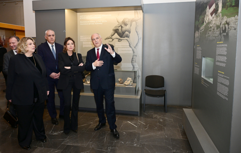 Tbilissi: Mehriban Aliyeva visite le Musée national de Géorgie