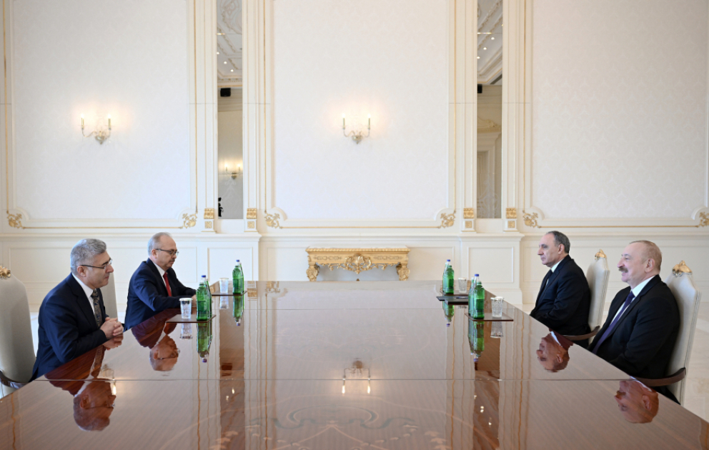 Präsident Ilham Aliyev empfängt Generalstaatsanwalt des Obersten Gerichtshofs der Türkei