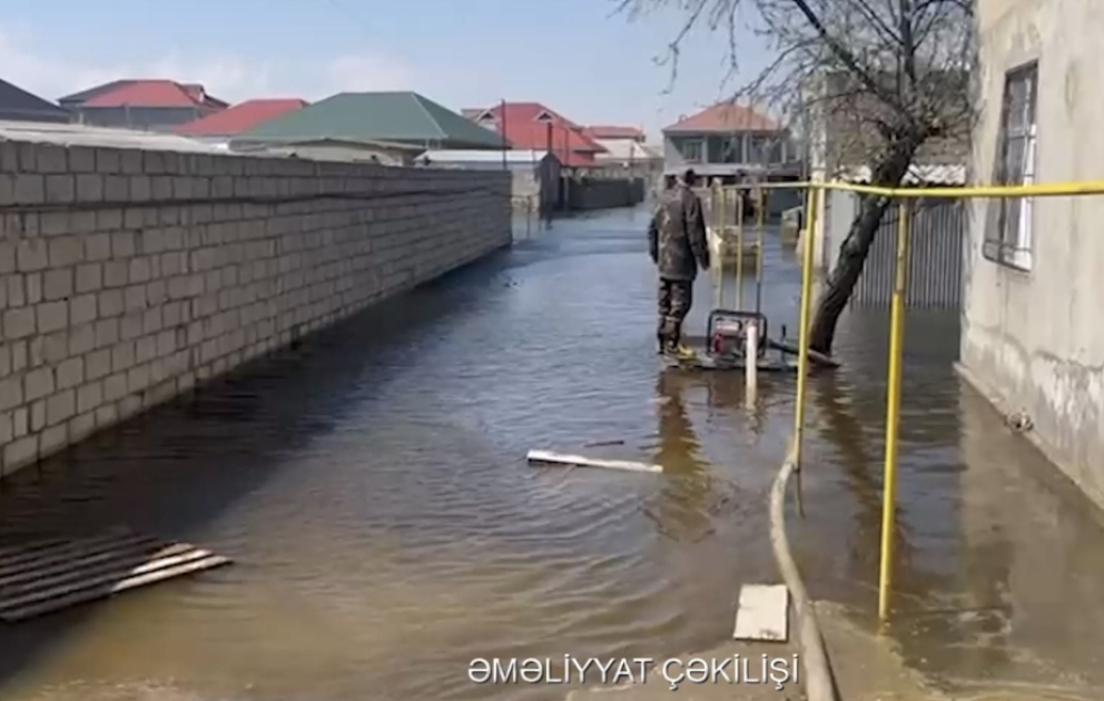 FHN: İntensiv yağışlar səbəbindən yaranan fəsadların aradan qaldırılması işləri davam etdirilir