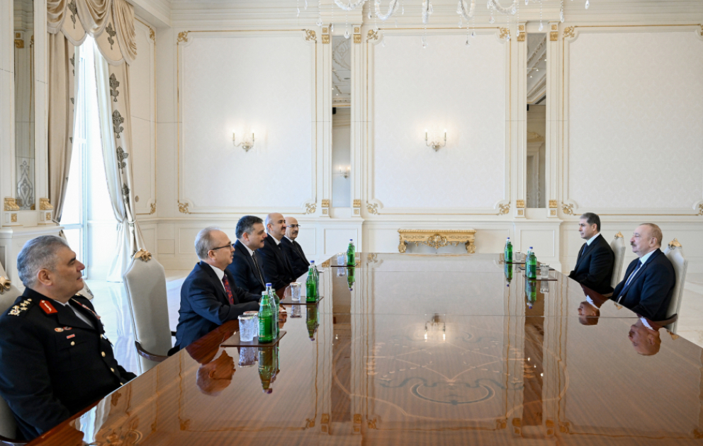 President Ilham Aliyev received Minister of Interior of Türkiye