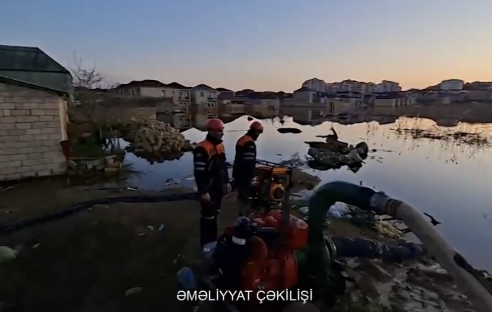 FHN: Yağışın fəsadlarının aradan qaldırılması işləri fasiləsiz davam etdirilib