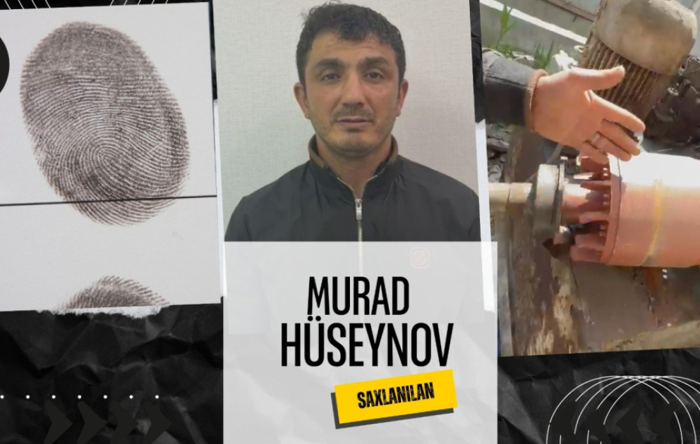 Gəncədə oğurluq etməkdə şübhəli bilinən şəxs saxlanılıb